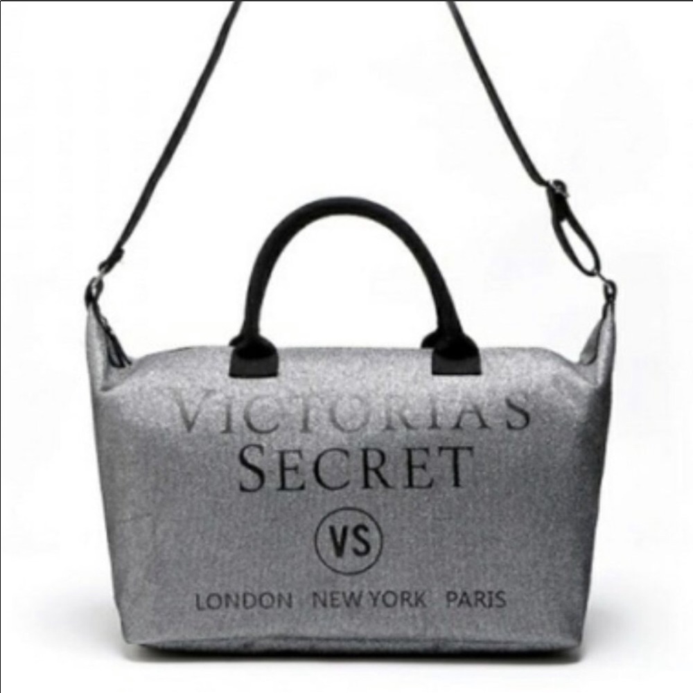 Victoria Secret Glitter Large Duffle Bag